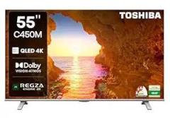 Toshiba 55 inch (139 cm) C450ME Series 55C450ME (Silver) Smart 4K Ultra HD QLED TV