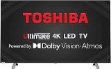 Toshiba 55 Inch (139 Cm) Vidaa OS Series 55U5050 (Black) (2020 Model) | With Dolby Vision And ATMOS Smart 4K Ultra HD LED TV