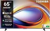 Toshiba 65 Inch (164 Cm) Sports Mode REGZA Engine ZR Voice Control Upscaling 65M450RP (Black) Smart 4K Ultra HD 4K QLED TV