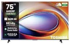 Toshiba 75 inch (189 cm) M450RP Series 75M450RP (Black) Smart 4K Ultra HD QLED TV