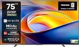 Toshiba 75 Inch (189 Cm) REGZA Engine ZRi Voice Control 75Z570RP (Black) Smart 4K Ultra HD QLED TV