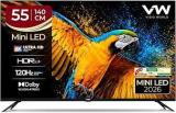 Visio World VW 55 Inch 4K Ultra HD QLED Smart Mini LED Google TV VW55MINIQ1