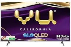 Vu 50 inch (126 cm) GloQLED Series Google 50GLOQLED25 Smart 4K QLED TV