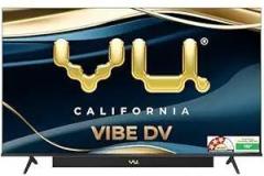 Vu 55 inch (139 cm) Vibe Series Google 55VIBE DV Smart 4K QLED TV
