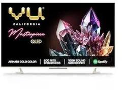 Vu 65 inch (164 cm) The Masterpiece Glo Series 65QMP (Armani Gold) (2022 Model) | Built in 4.1 Speaker Smart Android 4K Ultra HD QLED TV