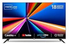 Vw 32 inch (80 cm) Linux Series Frameless VW32C2 (Black) | with 18 Months Warranty Smart HD Ready LED TV