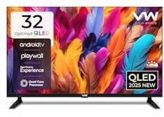 Vw 32 inch (80 cm) ( Visio World OptimaX Series VW32AQ1 (Bla) Smart Android HD Ready QLED TV