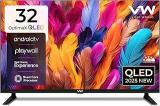 Vw 32 inch (80 cm) (Visio World Playwall Frameless Series VW3251 (Bla) Android Smart HD Ready LED TV