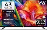 Vw 43 inch (109 cm) Pro Series Google VW43GQ1 Smart 4K Ultra HD QLED TV