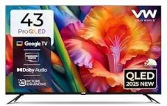 Vw 43 inch (109 cm) Pro Series Google VW43GQ1 Smart 4K Ultra HD QLED TV