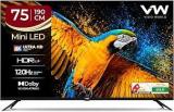 Vw 75 Inch (190 Cm) Mini Google VW75GQ2 Smart 4K Ultra HD QLED LED TV