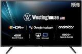 Westinghouse 55 Inch (139 Cm) Certified WH55UD45 (Black) (2021 Model) Smart Android 4K Ultra HD LED TV