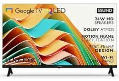Wobble 55 inch (139.7 cm) QD Series Google WB55GTAW9602QD (Black) Smart 4K Ultra HD QLED TV
