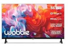 Wobble 55 inch (139.7 cm) UD Series Google WB55GTAW9602UDFL (Black) Smart 4K Ultra HD LED TV