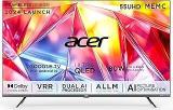 Acer 55 inch (139 cm) Super Series Google AR55QDXGU2875AT (Black) 2024 Model Smart 4K Ultra HD QLED TV