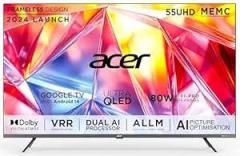 Acer 55 inch (139 cm) Super Series Google AR55QDXGU2875AT (Black) 2024 Model Smart 4K Ultra HD QLED TV