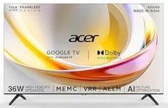 Acer 65 inch (164 cm) L Series Google AR65UDLGU2875AT (Black) 2024 Model Smart 4K Ultra HD TV