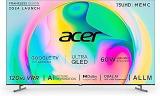 Acer 75 Inch (189 Cm) Super Series Google AR75QDXGU2875AT (Black) 2024 Model Smart 4K Ultra HD QLED TV