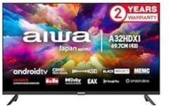 Aiwa 32 inch (80 cm) MAGNIFIQ A32HDX1 (Black) (2022 Model) | Powered by 11 Smart Android Android HD Ready LED TV