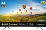 Alt 65 Inch (164 Cm) Premium Series Google 65QUGA1 (Black) 2023 Model Smart 4K Ultra HD QLED TV