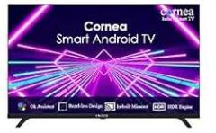 Cornea 32 inch (80 cm) Bezelless (Slim), Black (2022 Model) (with No Cost EMI Offer on All Major Banks) Smart Android HD Ready LED TV