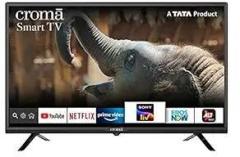 Croma 32 inch (80 cm) Certified CREL7370 (Black) (2021 Model) Smart Android HD Ready LED TV