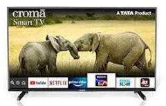 Croma 43 inch (100 cm) Full Based (CREL7361, Black) (2020 Model) Smart Android HD LED TV