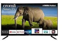 Croma 49 inch (124.4 cm) Based (CREL7346N, Black) (2020 Model) Smart Android 4K Ultra HD LED TV