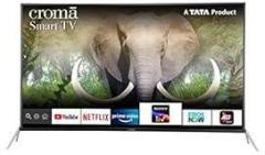 Croma 55 inch (139.7 cm) Based (CREL7348, Black) (2020 Model) Smart Android 4K Ultra HD LED TV