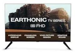 Earthonic 43 inch (109 cm) Google FHD E43FHD11GS24 (Black) Smart LED TV