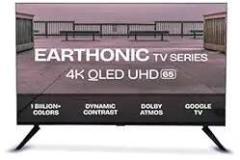 Earthonic 65 inch (164 cm) Google E65UHD4KQ11GS24 (Black) Smart 4K Ultra HD QLED TV