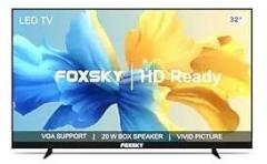 Foxsky 32 inch (80 cm) 32FSN (Black) (2021 Model) HD Ready LED TV