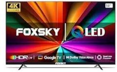 Foxsky 50 inch (127 cm) Frameless Series FS50GATV (Black) Smart 4K Ultra HD LED TV