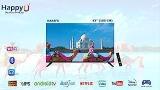 Happyu 43 Inch (108 Cm) HA43FS (Black) Smart Android Full HD LED TV