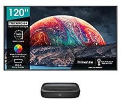 Hisense 120 inch (305 cm) Trichrom ALR Screen Series Laser 120L9G (Black) Smart 4K Ultra HD TV