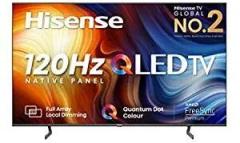 Hisense 55 inch (139 cm) 55U7H (Black) Smart IPS 4K Ultra HD QLED TV