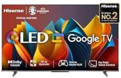 Hisense 55 inch (139 cm) E68N Series Google (Grey) Smart 4K Ultra HD QLED TV