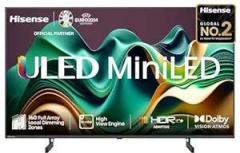 Hisense 55 inch (139 cm) U6N PRO Series Mini 55U6N PRO (Black) Smart 4K Ultra HD QLED LED TV