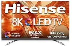 Hisense 75 inch (189 cm) 8K Certified 75U80G (Metal Gray) (2021 Model) | with Dolby Vision and Atmos Smart Android Ultra HD QLED TV