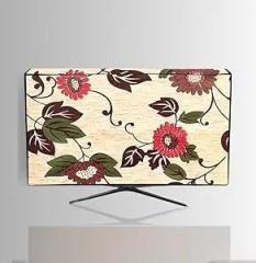 Hizing 43 inch (108 cm) Dustproof Protection Made for Compatible for Mi 4X | L43M4 4AIN Floral Beige print Android Smart 4K Ultra HD Led LED tv