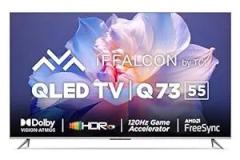 Iffalcon 55 inch (139 cm) Google iFF55Q73 (Black) Smart 4K Ultra HD QLED TV