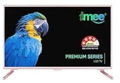 Imee 32 inch (80 cm) with SRS Surround Sound BEE 4 Star Rated Energy Efficient (Silver Colour) (Premium, Champagne, 32 ) Smart Android Smart HD LED TV