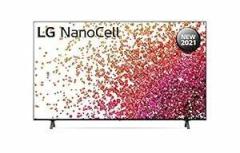 Lg 50 inch (127 cm) NanoCell 50NANO75TPZ (Black) (2021 Model) Smart 4K Ultra HD LED TV