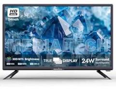 Mediatech 24 inch (60 cm), Noise Reduction, Cinema Zoom, Powerful Audio Box Speakers HD Ready LED TV