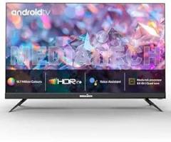 Mediatech 32 inch (80 cm) Ultra thin Frameless MTFL3S2M24 (Black) (2024 Model) Smart Android HD Ready LED TV