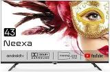 Neexa 43 Inch (108 Cm) | | HDR Support | Built In Apps (YouTube, Netflix, Prime Video) | Voice Remote | Wi Fi & Bluetooth | Sleek Bezel Less Design Smart Android HD LED TV