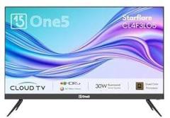 One5 43 inch (109 cm) Starflare Cloud Frameless CL4F3LO5 (Black) | (2024 Model) Smart Android HD Ready LED TV