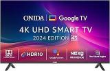 Onida 43 Inch (108 Cm) Nexg Series Google 43UIG (Black) Smart 4K Ultra HD LED TV