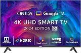 Onida 50 Inch (125 Cm) Nexg Series Google 50UIG (Black) Smart 4K Ultra HD LED TV