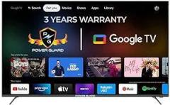 Power Guard 32 inch (80 cm) Frameless Google PG32GTV (Black) Smart HD Ready LED TV